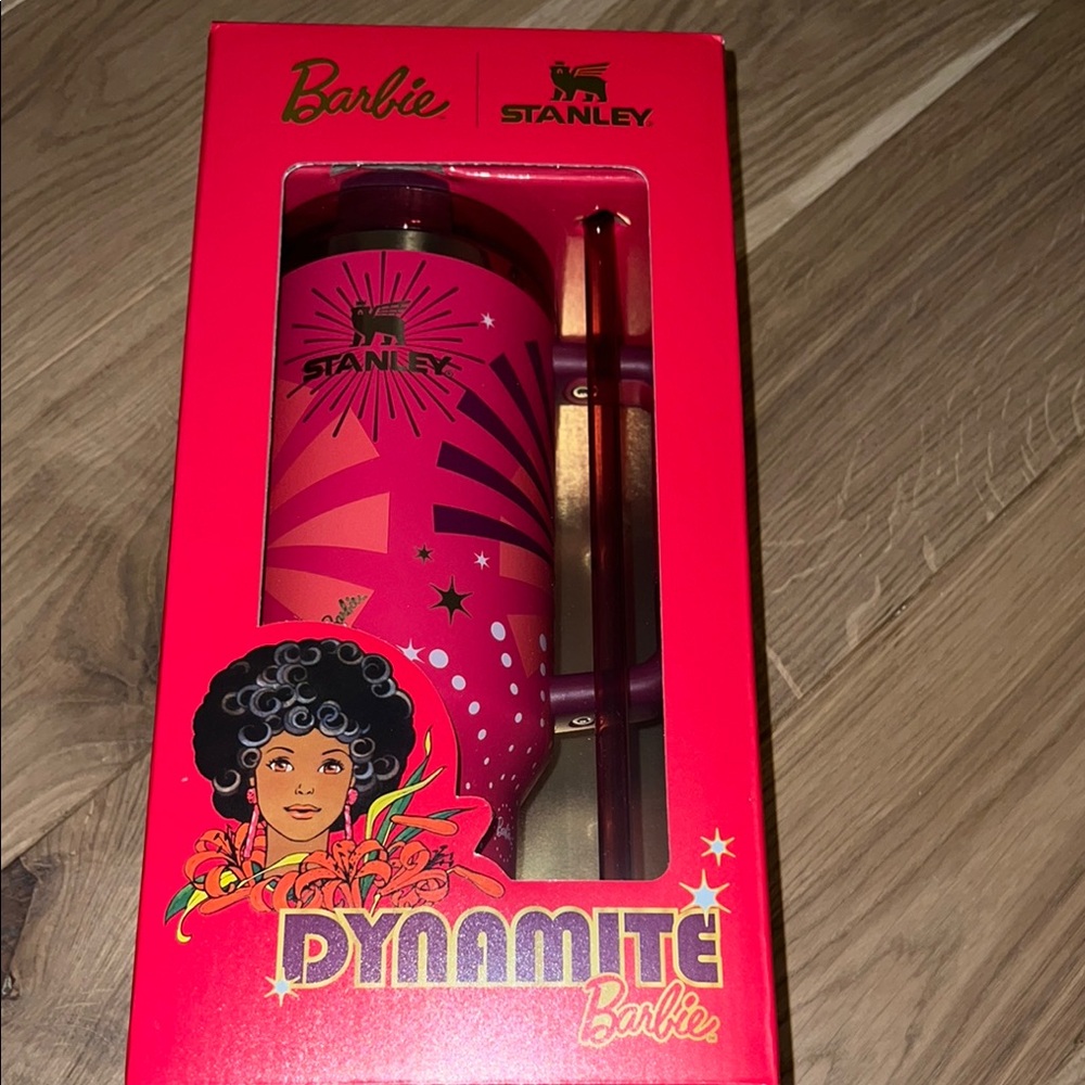 Stanley Pink and Red Dynamite Quencher H2.0 Tumbler 40oz